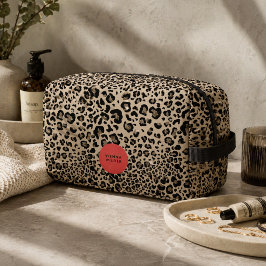Necessaire Estampado com Onças | Estojo de Cosméti