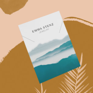 © Necklace Display Card ・ Pastel Mountain Range