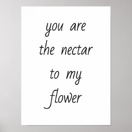 Néctar para o meu Poster de Flor