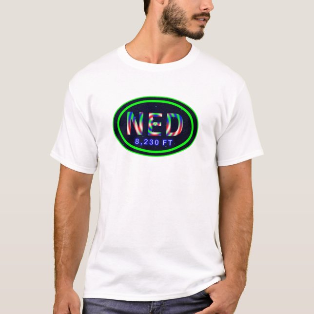 Nederland CO 8,230 FT Tie Dye T-Shirt (Frente)