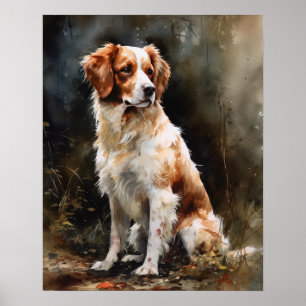 Nederlandse Kooikerhondje Dog Art Impressão