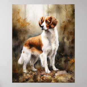 Nederlandse Kooikerhondje Dog Art Impressão