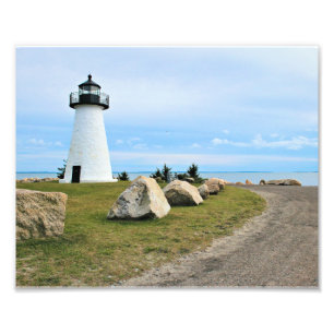 Ned's Point Lighthouse, Impressão de Foto de Massa