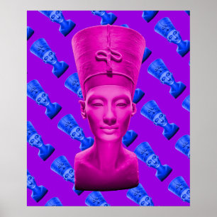 Nefertiti Pink Poster