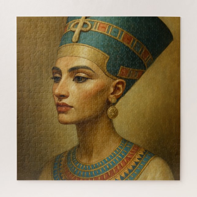 Nefertiti Quebra-cabeça - Beleza Real Egípcia (Vertical)