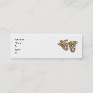 Negócio dos cartões das máscaras do teatro da