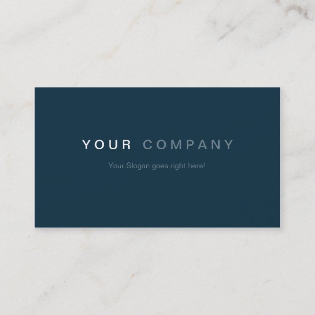 Negócio profissional cartões de presentação Blue (Frente)