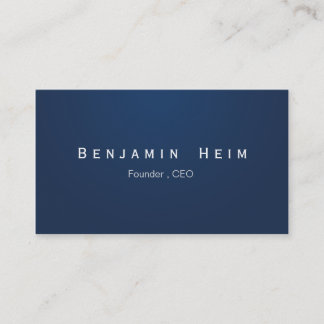 Negócio profissional cartões de presentação Navy