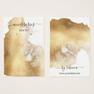 Negócios do Titular de Jewelry Gold Foil Earring