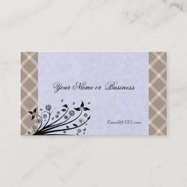 Negócios e/ou Cartões de visitas elegantes (Frente)