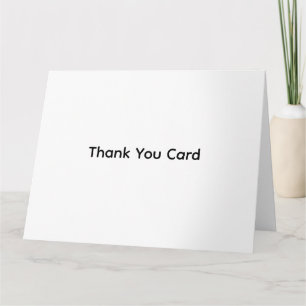 Negócios Personalizados   Cartão de Agradecimento 