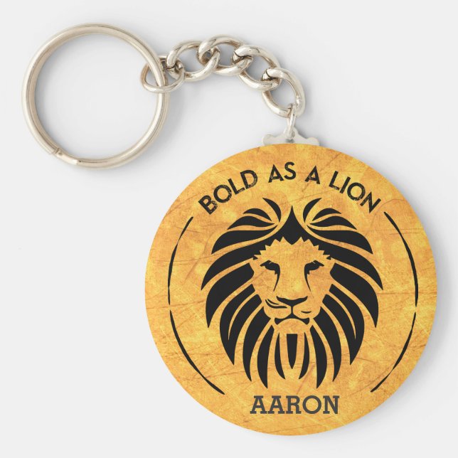 Negrito Como Chaveiro de Leão (Frente)