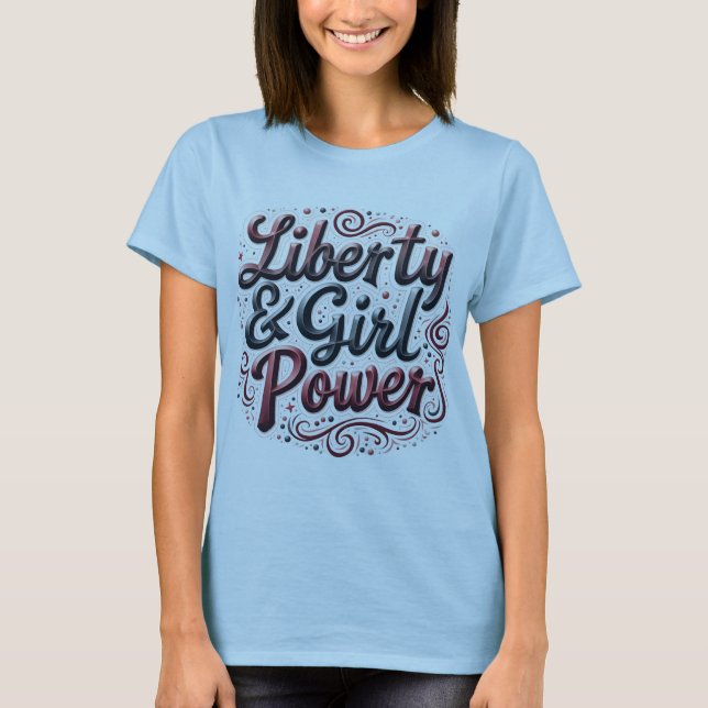 Negrito e Livre: Empoderamento de T-Shirt (Frente)