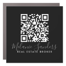 NEGRO DO CARRO IMOBILIÁRIO REAL com CÓDIGO QR