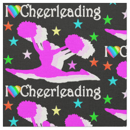 NEGRO E PINCO EU AMO TECIDO CHEERLEADING