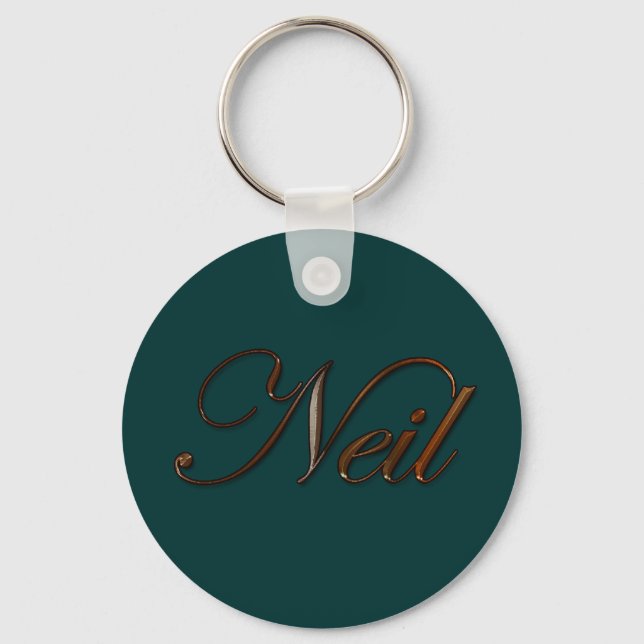 NEIL Name-Branded Gift Chaveiro ou Zipper-pull (Frente)