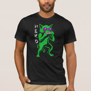Neko Harmonica Blues - Camisa de Gato