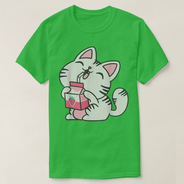 Neko Japan Manga Harajuku - Camisa Gráfica (Frente do Design)
