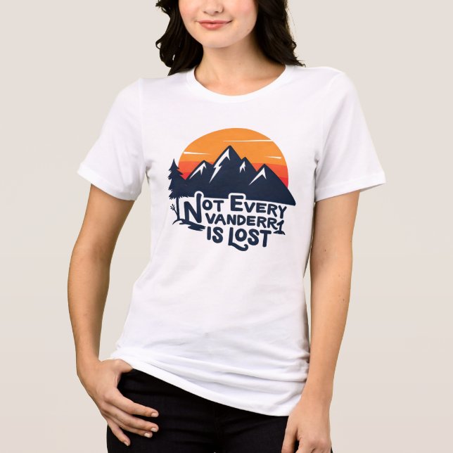 Nem Todo Vendedor Está Perdido Na Camisa T (Frente)