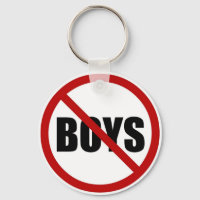Nenhum Boys Permitido Chaveiro de Ícone