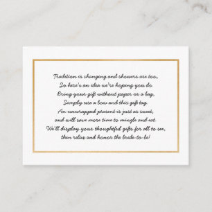 Nenhum cartão da inserção do chá de panela do