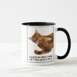 Nenhum Declaw a caneca da campainha do gatinho