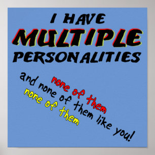 Nenhum Deles Gosta De Seu Poster Engraçado