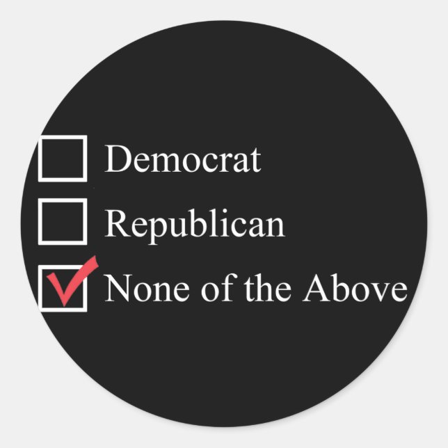 Nenhum dos adesivos acima indicados (Frente)