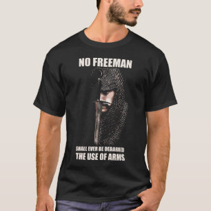 NENHUM FREEMAN - CAVALEIRO - t-shirt das CITAÇÕE