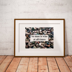 Nenhum homem é sábio o tempo todo Poster