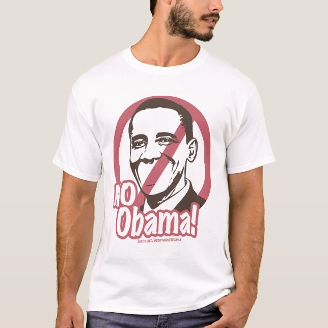 Nenhum Obama! Camisa do corte (Frente)