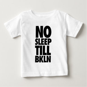 NENHUM SONO LAVRA a camisa do bebê de BKLN
