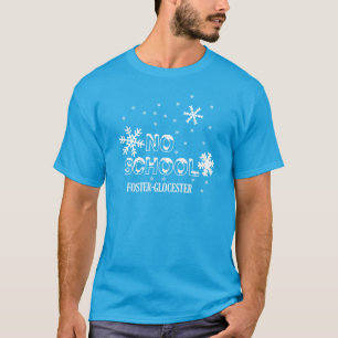 Nenhum t-shirt Adoptivo-Glocester da escola