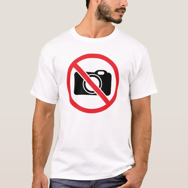Nenhum t-shirt da fotografia (Frente)