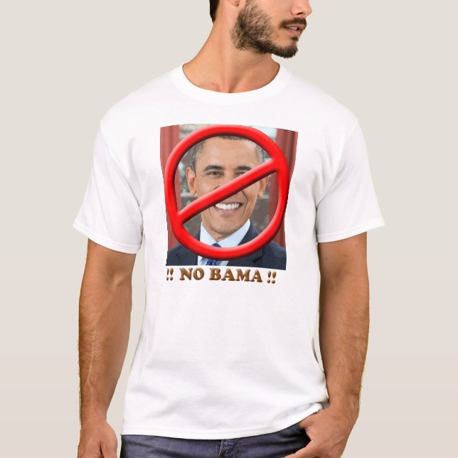 Nenhum t-shirt de Obama (Frente)