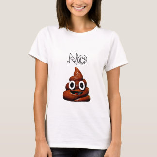 Nenhum t-shirt de Poo Emoji