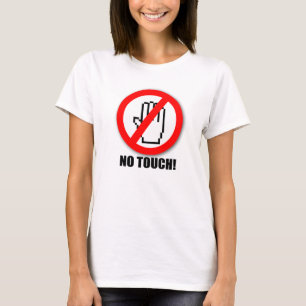 Nenhum t-shirt do toque