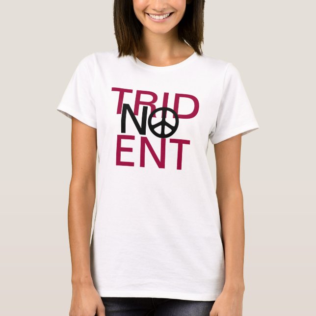 Nenhum t-shirt escocês da independência de Trident (Frente)