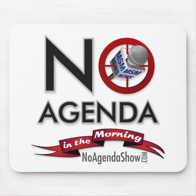 Nenhuma agenda Mousepad (Frente)