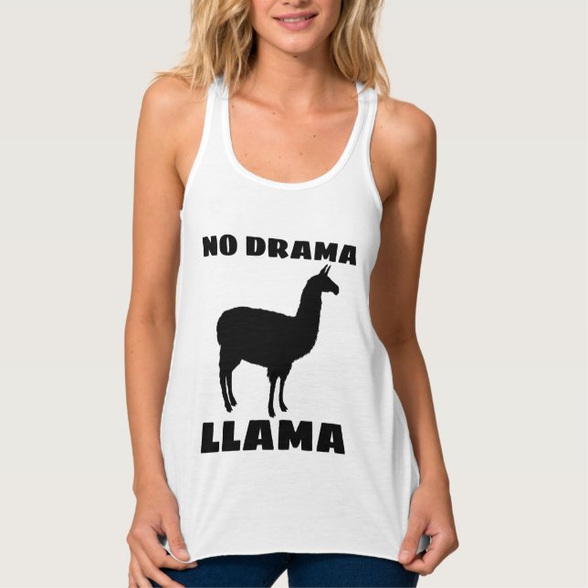 NENHUMA CAMISA DE LLAMA DE DRAMA (Frente)