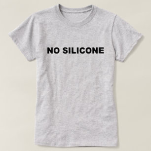 Nenhuma camisa do silicone