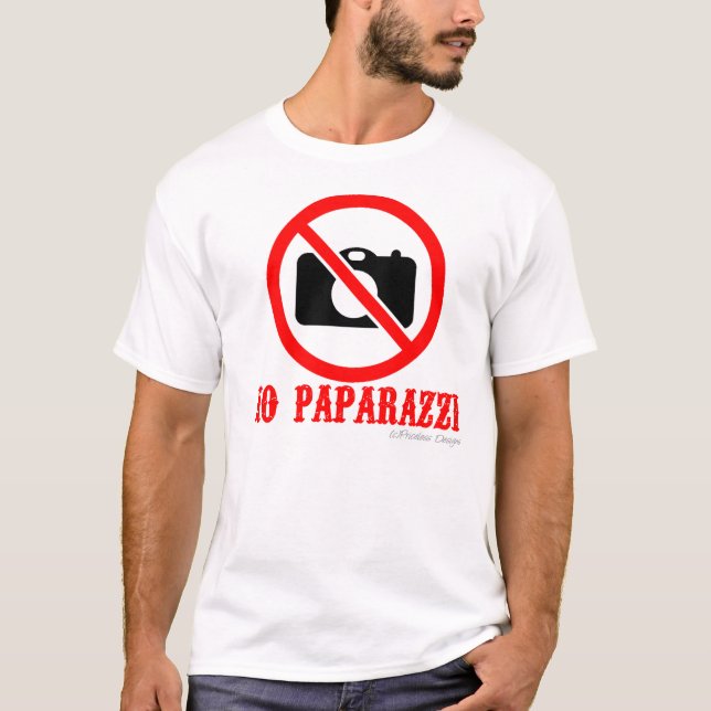 Nenhuma camisa dos paparazzi (Frente)