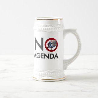 Nenhuma caneca de cerveja da mostra da agenda