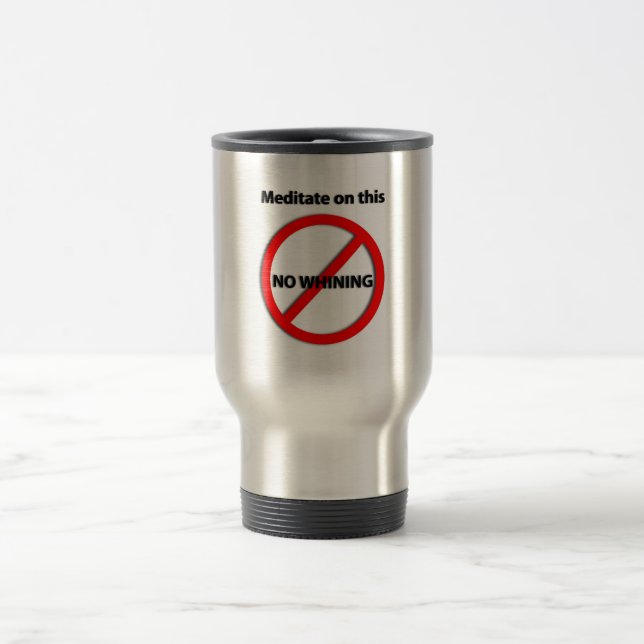 Nenhuma caneca de viagem de lamentação (Centro)
