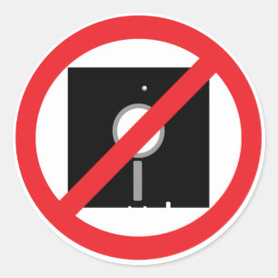 Nenhuma etiqueta dos discos flexíveis