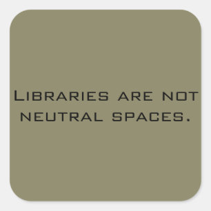 Nenhuma etiqueta neutra das bibliotecas