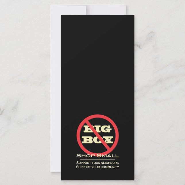 Nenhuma Loja Grande! (Frente)