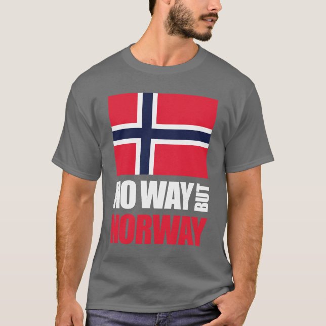 Nenhuma maneira mas camisa de Noruega (Frente)