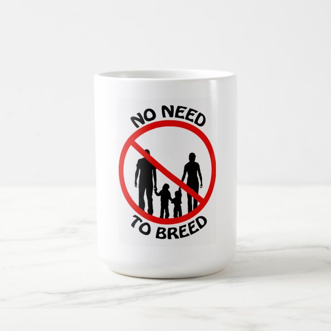 Nenhuma necessidade de produzir a caneca (Centro)