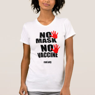 Nenhuma vacina mascarada - T-shirt feminina Versã